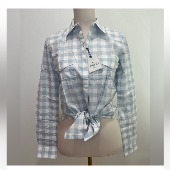 UNTUCKit Tops - Untuckit Santa Marzi Women’s Gingham Button Down